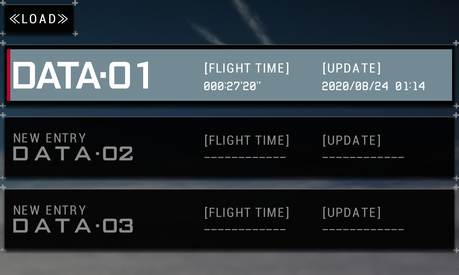 Save Select Screen, HD Screenshot