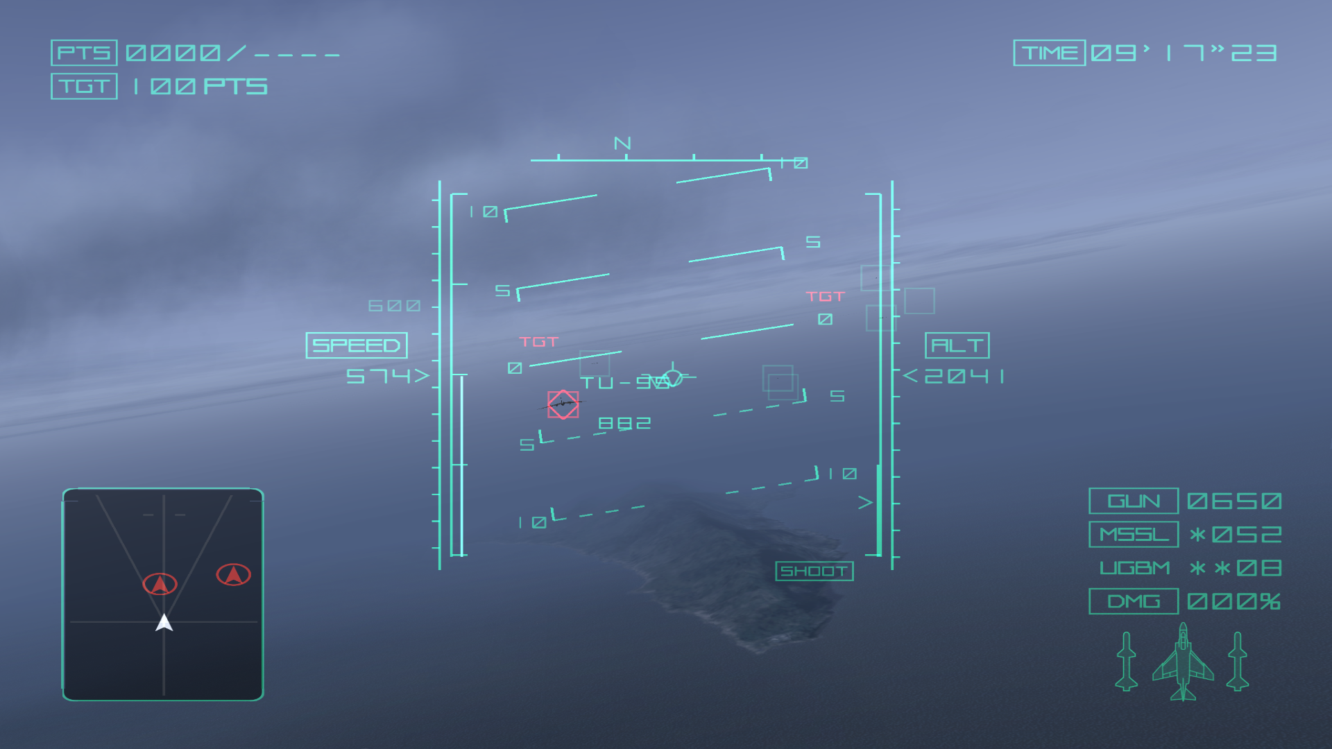 Ace Combat 04 HD HUD textures screenshot