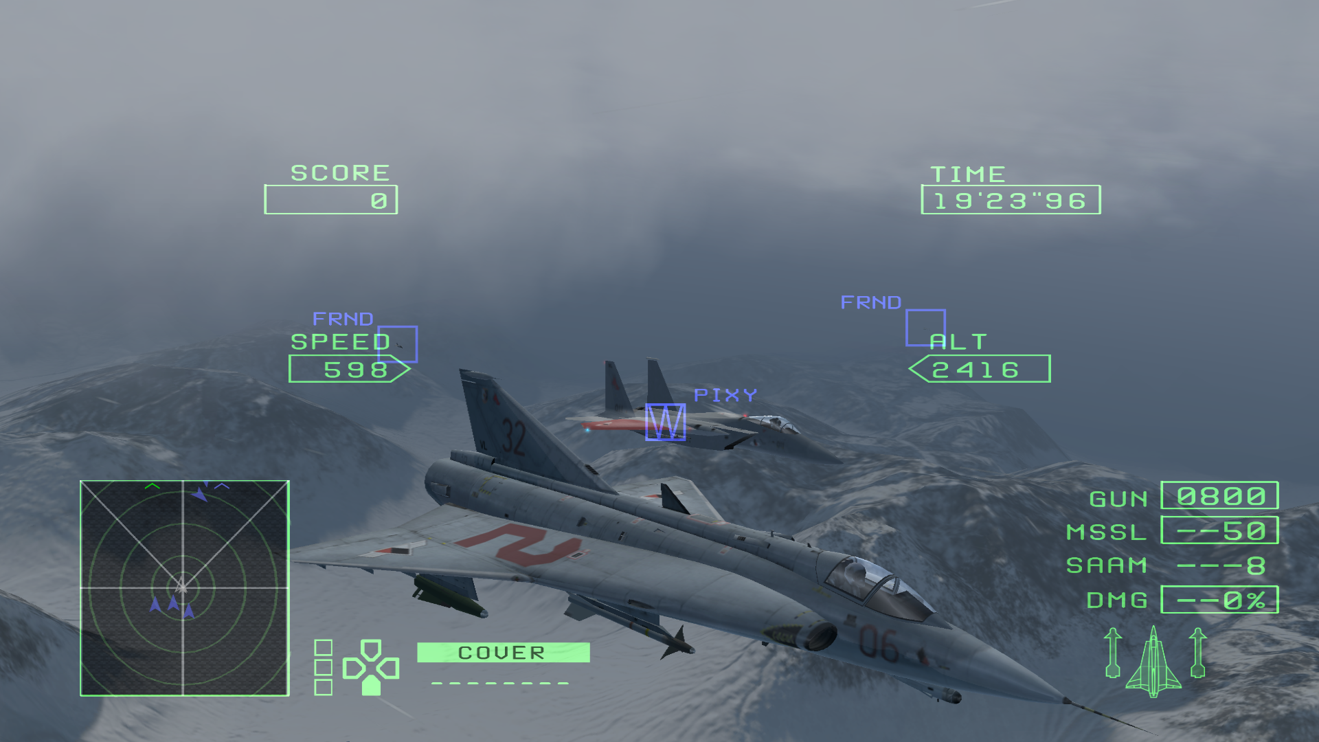Ace Combat Zero HD HUD textures screenshot
