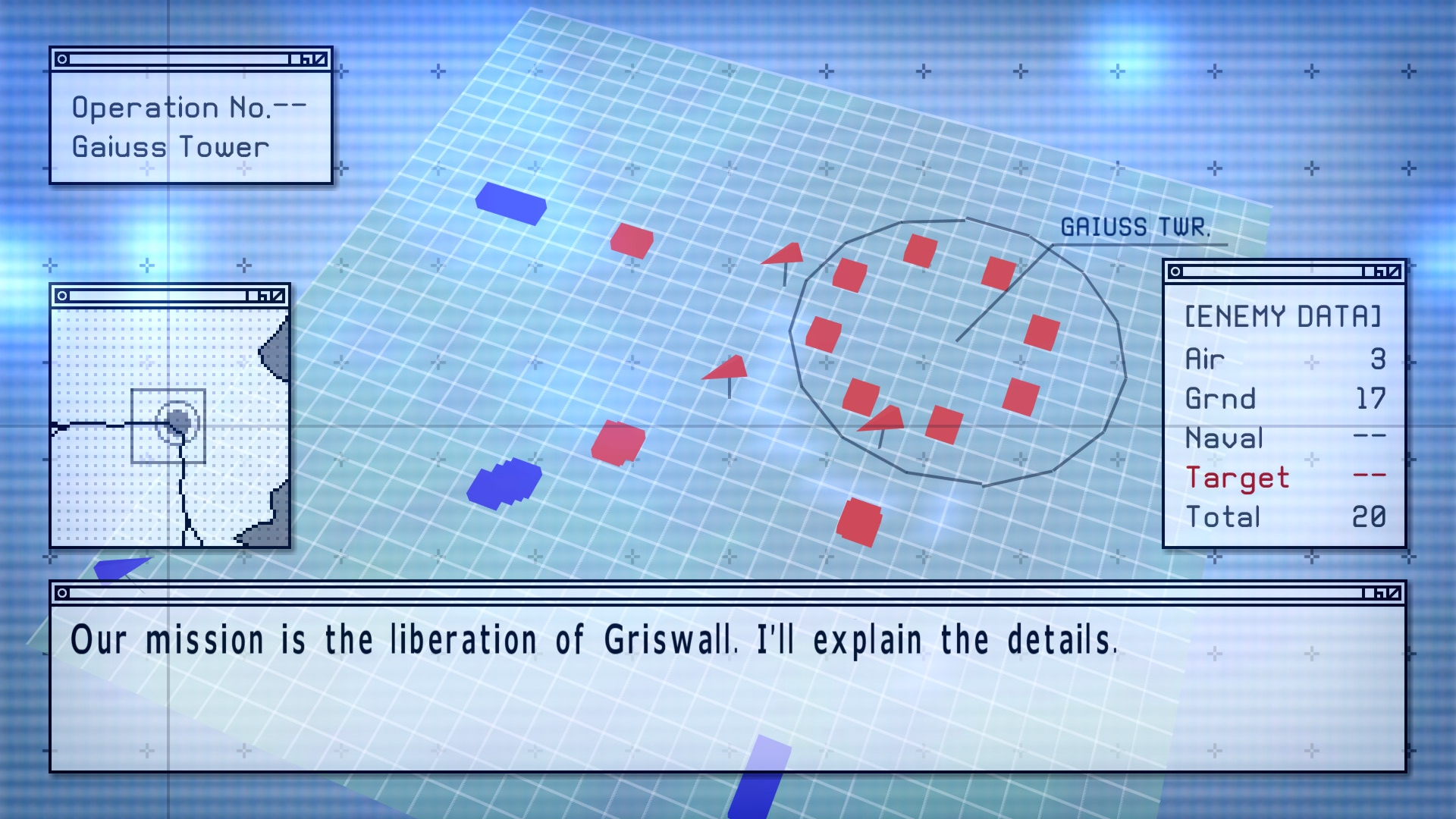 Briefing Screen, HD screenshot