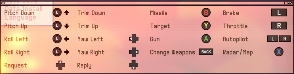 Ace Combat X2 Joint Assault button prompt customization